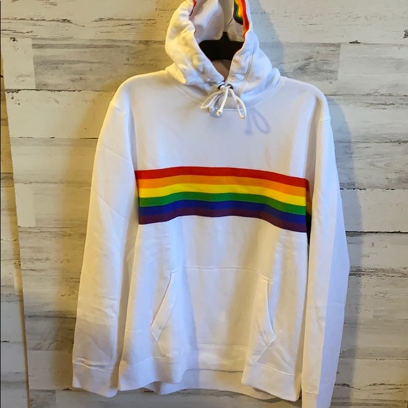 abercrombie rainbow hoodie